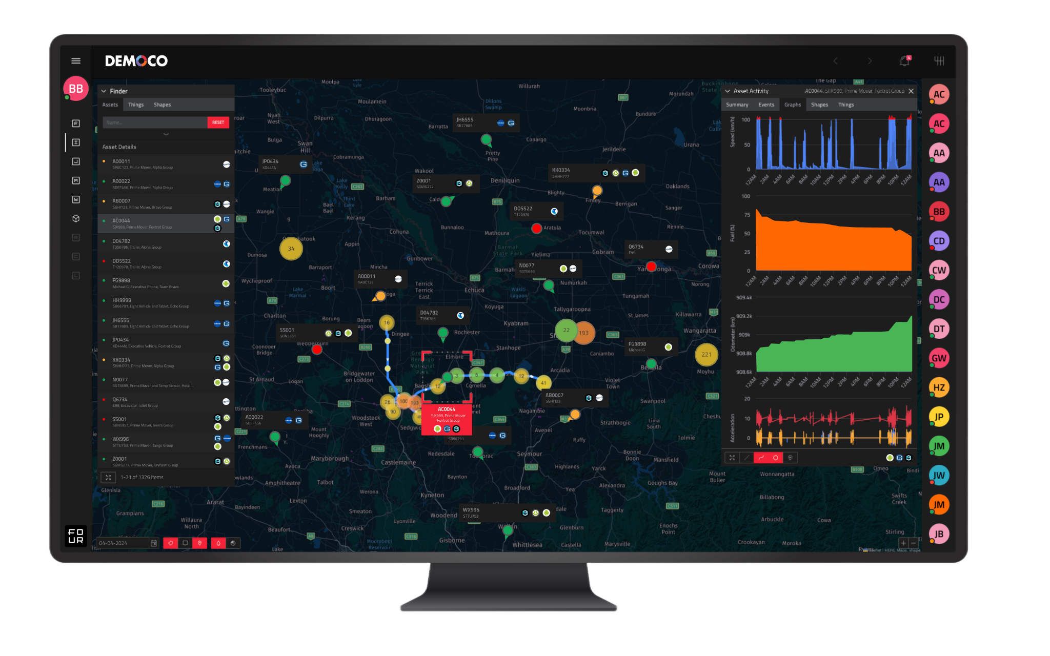 IoT Dashboard Interface