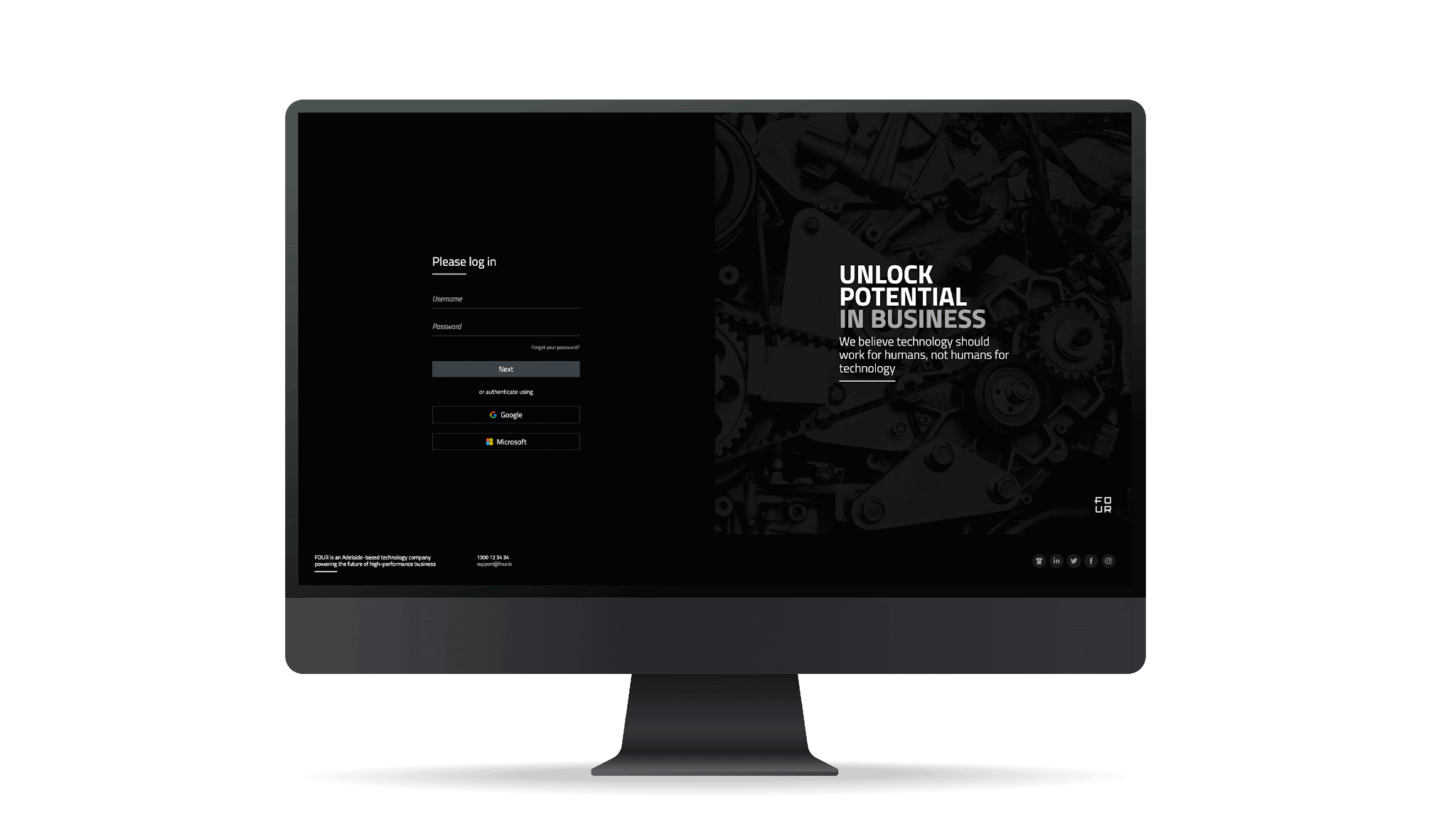 Login flow with multifactor authentication